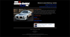 Desktop Screenshot of camaro-firebird.org